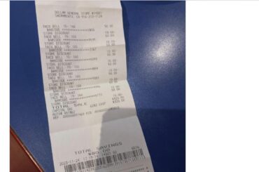 I regret telling husband about the dollar general deal.