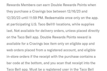 Double points $5 boxes!!