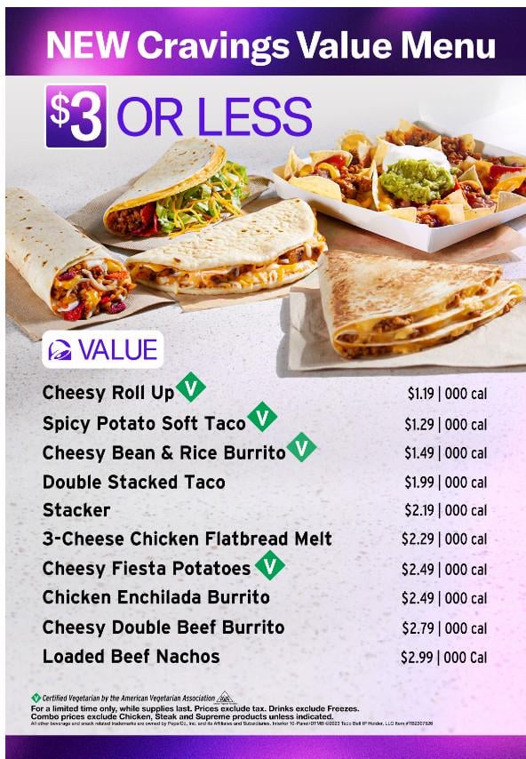 2024 new cravings menu Chili Chili
