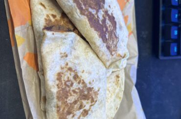 Get breakfast 2 tacos instead of 1 quesadilla