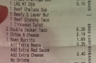 The tb team hooked it up last night.. All our food was stuffed.