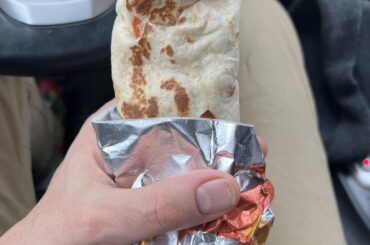 I never know which time I hold the chipotle grilled chicken burrito will be my last. RIP old friend....