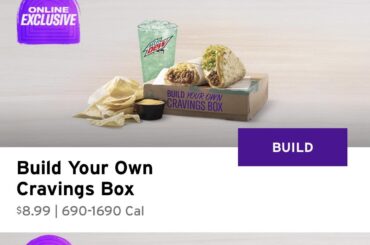 What happened to the online exclusive build your own cravings box?