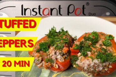 Best Recipes For Instant Pot Pressure Cooker | Bell Pepper With Minced Meat Instant Pot
