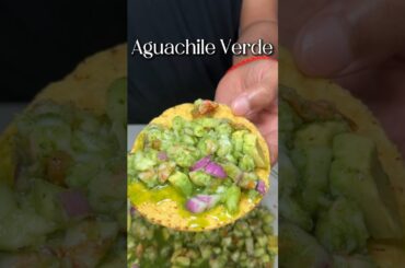 HOW TO MAKE EASY AGUACHILE VERDE RECIPE #Shorts