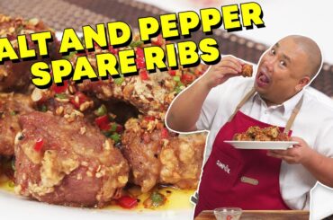 Kayang lutuin ang chinese-resto favorite na Salt & Pepper Spare Ribs Recipe! | SIMPOL | CHEF TATUNG
