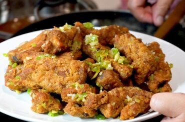 Spicy Chinese Salt and Pepper Pork Ribs Recipe