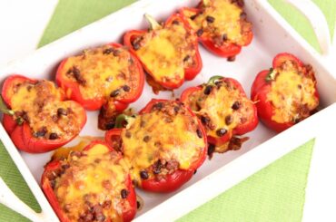 Chili Stuffed Peppers Recipe - Laura Vitale - Laura in the Kitchen Episode 820