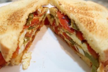 Italian Peppers and Eggs Sandwich - Depression Era Recipe