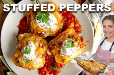 Easy Taco Stuffed Peppers - Quick & Simple Recipe!
