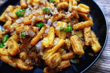 Crunchy Pepper Babycorn | Babycorn Salt and Pepper | Weightloss Recipe |No deep fry