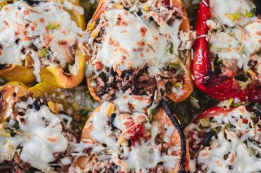 Southwest Turkey-Stuffed Baked Peppers Recipe