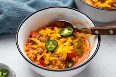 Low-Carb Turkey Jalapeno Chili [Easy Keto Recipe]