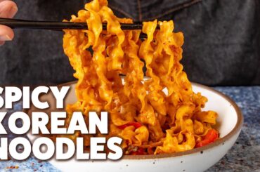 Gochujang Noodles (Spicy Korean Noodles)