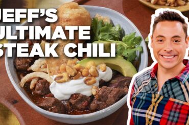 Jeff Mauro's Ultimate Steak Chili | The Kitchen | Food Network