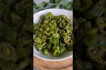 Instant Green Chili Pickle Recipe #shorts #shortsfeed #viral #food #trending