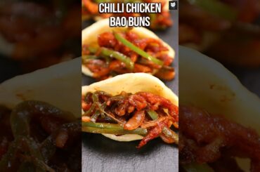 Chilli Chicken Bao Buns | How to make Bao Buns | Crispy Chilli Chicken Snacks | Get Curried