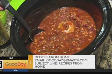 Recipes From Home: Kay's Chili & Cinnamon Rolls, 9am