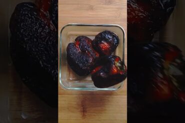 Air Fried ROASTED Bell Peppers #shorts  #recipe #food