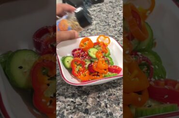 VIRAL CUCUMBER PEPPER SALAD (TikTok Recipe)