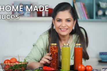 3 Homemade Sauces I Tomato Ketchup I  Sweet Chili Sauce I Green Chili Sauce I Pankaj Bhadouria