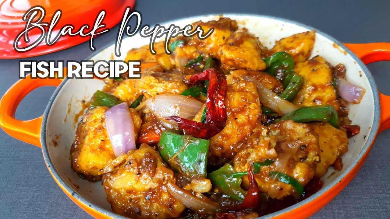 Black Pepper Fish Recipe / Ikan Masak Lada Hitam - Chili Chili