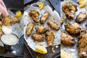 Lemon Pepper Air Fryer Chicken Wings Recipe | 30 Minute Meal
