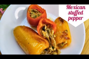 Mexican stuffed peppers | Fruity pepper | Vegetarian Recipe |Mexican Recipe In Indian kitchen