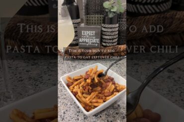 What I Made For Dinner #dinner #mealinspo #chili #shorts #fyp