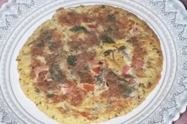 Black Pepper Mint Leaf Omelette/ Dinner Recipes / Mint Recipes /Egg Recipes/Omelette Recipes 1753