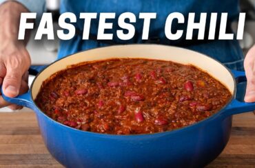 30 Minute Chili With Slow Cooked Flavor