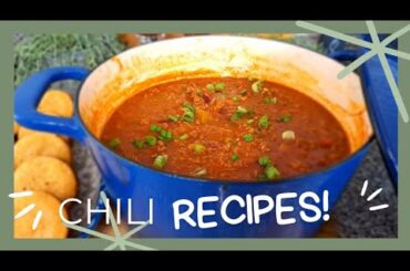 Homemade CHILI recipe/perfect comfort food