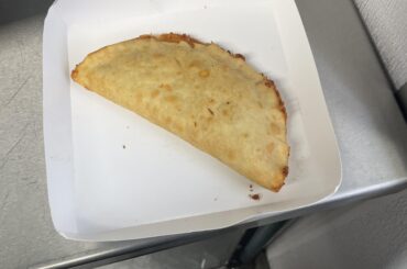 I fried the 3 cheese chicken flatbread melt