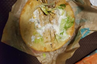 Beef chalupa with no cheese