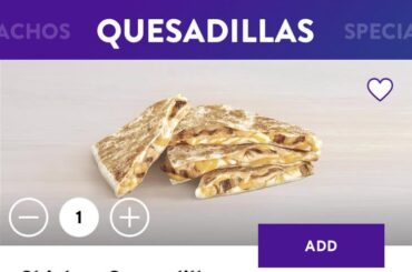 Damn they just hiked my quesadilla smh