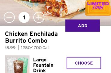 Now tell me how you show a chalupa and then don't serve it with a chalupa...