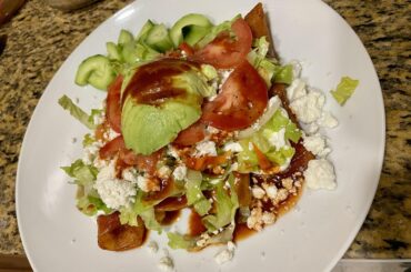 Enchiladas rojas.