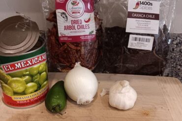 Canned Tomatillo, Arbol & Pasilla de Oaxaca