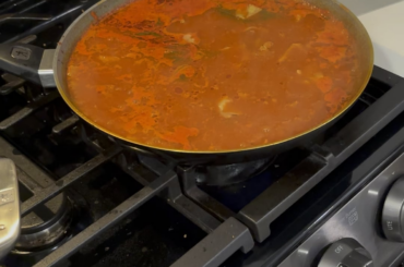 Chilaquiles in the making