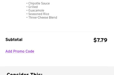 RIP Fiesta Veggie Burrito