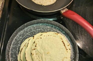 My first attempt at tortillas