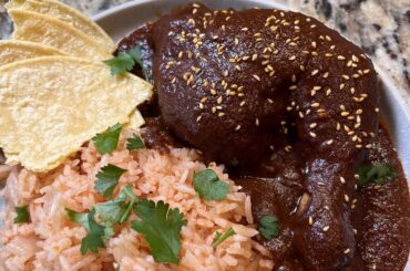 Made chicken mole for the first time
