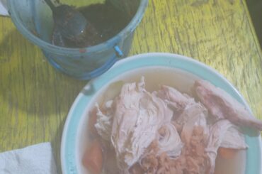 Caldito de pechuga con salsa