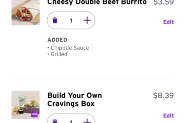 Rate my updated order to include new menu items!