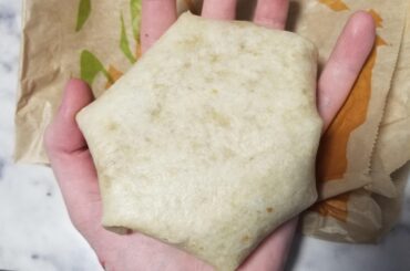 Naked looking Breakfast Crunchwrap.