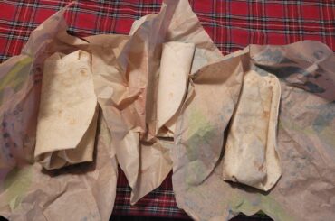 Ladies and gentlemen, I present: The stacker, the 3 cheese chicken Flatbread, and the double stacked taco