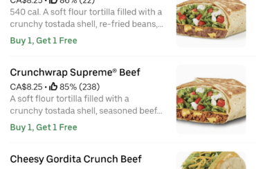 Well, it would be irresponsible not to order a Crunchwrap Supreme.