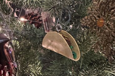 Sister made me a taco for my tree!