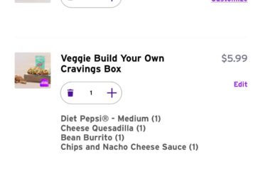 Another day, another pricing that makes no sense at Taco Bell