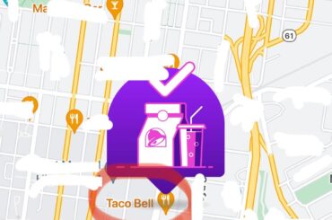 driver “delivers” my food to the taco bell